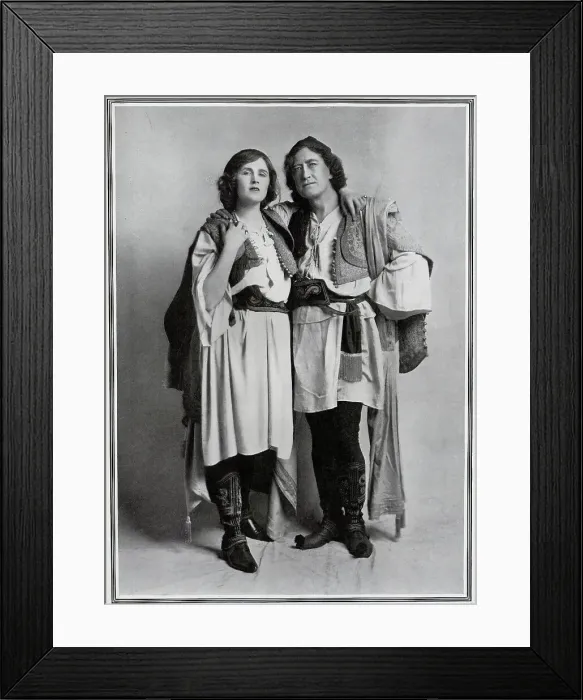 Framed Print : Fred Terry and his daughter Phillida Terson Framed Print : Fred Terry and his daughter Phillida Terson