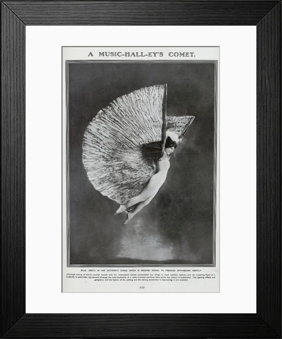 Framed Print : Mlle Ameta Butterfly Dancer Framed Print : Mlle Ameta Butterfly Dancer