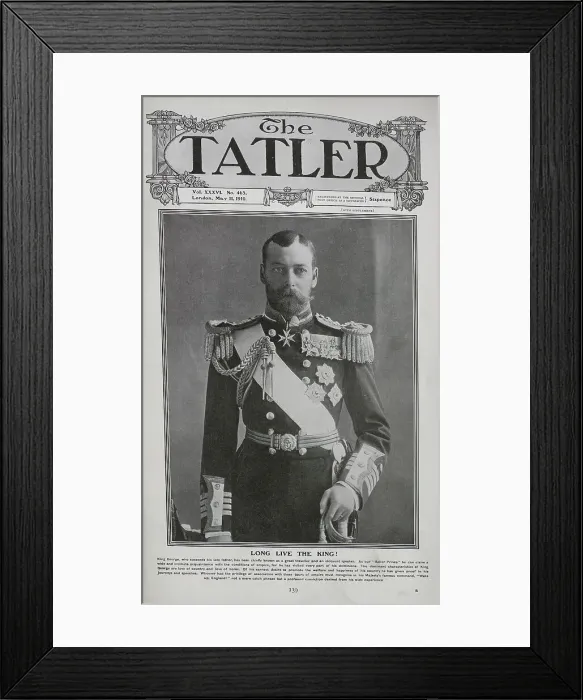 Framed Print : King George V Framed Print : King George V