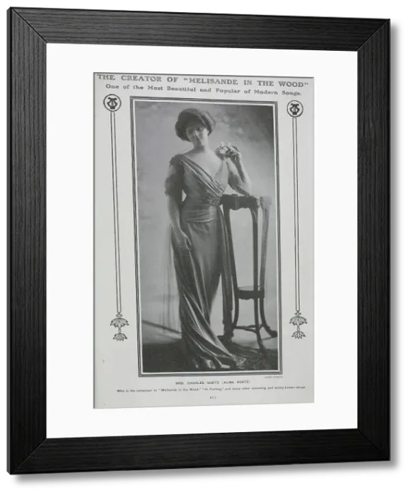 Framed Print : Alma Goetz, composer Framed Print : Alma Goetz, composer