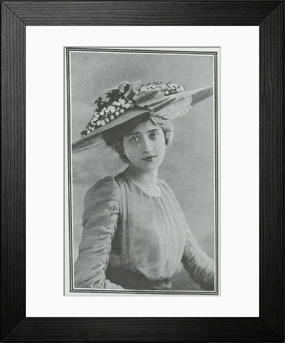 Framed Print : Marie Alexandrowicz, opera singer Framed Print : Marie Alexandrowicz, opera singer
