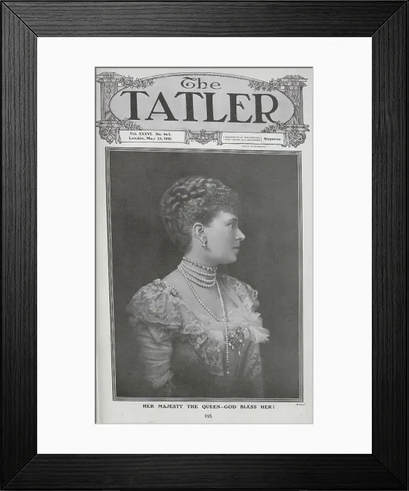 Framed Print : Queen Mary, wife of King George V Framed Print : Queen Mary, wife of King George V