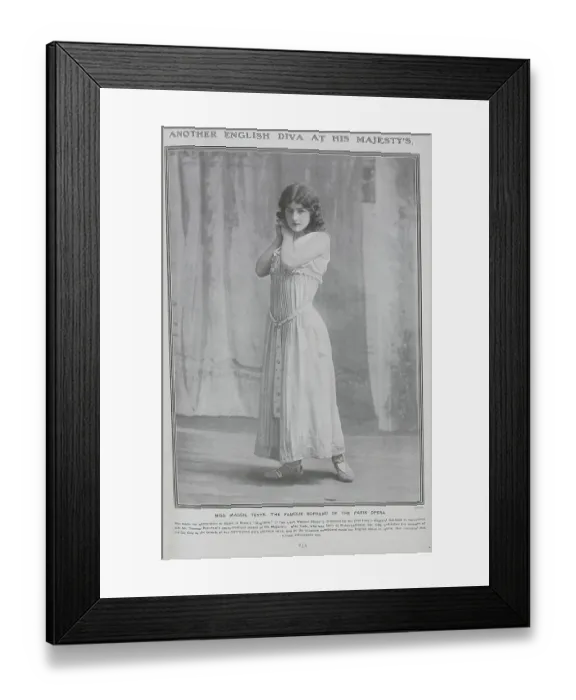 Framed Print : Maggie Teyte, opera singer Framed Print : Maggie Teyte, opera singer