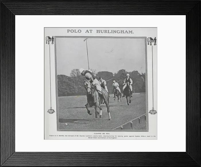 Framed Print : Polo players Framed Print : Polo players