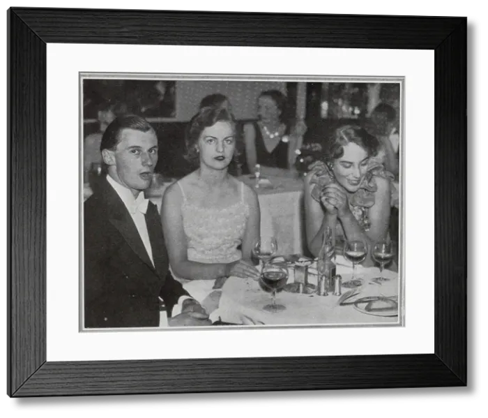 Framed Print : A party at Cafe de Paris Framed Print : A party at Cafe de Paris