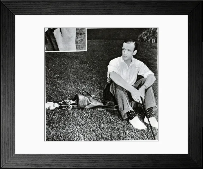 Framed Print : Fred Astaire golfing Framed Print : Fred Astaire golfing