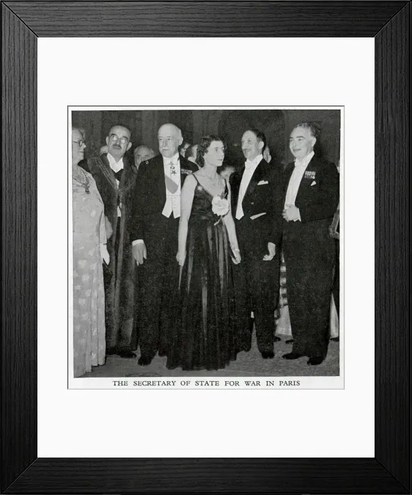 Framed Print : The Secretary of State for War in Paris Framed Print : The Secretary of State for War in Paris