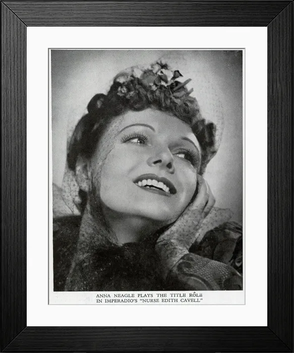 Framed Print : British actress Anna Neagle Framed Print : British actress Anna Neagle