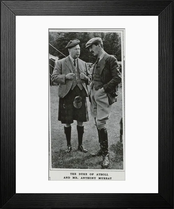 Framed Print : Duke of Atholl and Anthony Murray Framed Print : Duke of Atholl and Anthony Murray