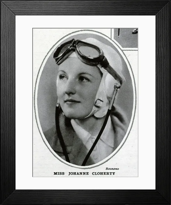 Framed Print : Johanne Cloherty of the National Women's Air Reserve Framed Print : Johanne Cloherty of the National Women's Air Reserve