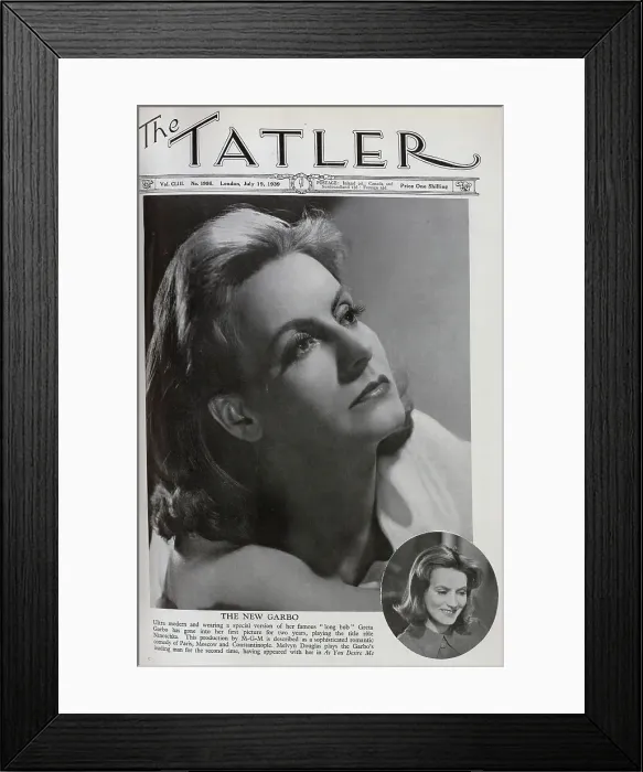 Framed Print : Actress Greta Garbo Framed Print : Actress Greta Garbo