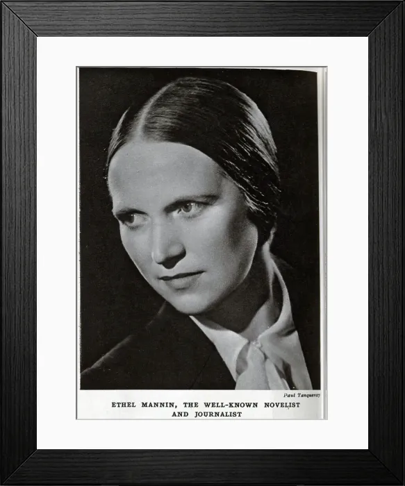 Framed Print : Ethel Mannin Framed Print : Ethel Mannin