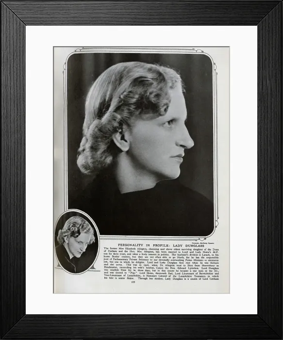 Framed Print : Elizabeth Douglas-Home, Lady Dunglass Framed Print : Elizabeth Douglas-Home, Lady Dunglass