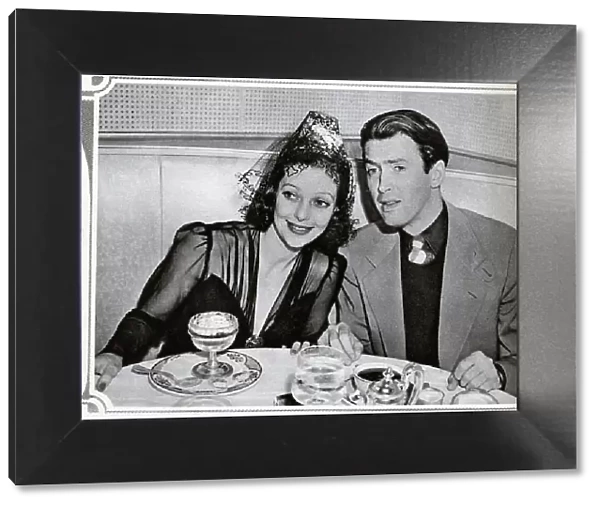 Loretta Young and Jimmie Stewart