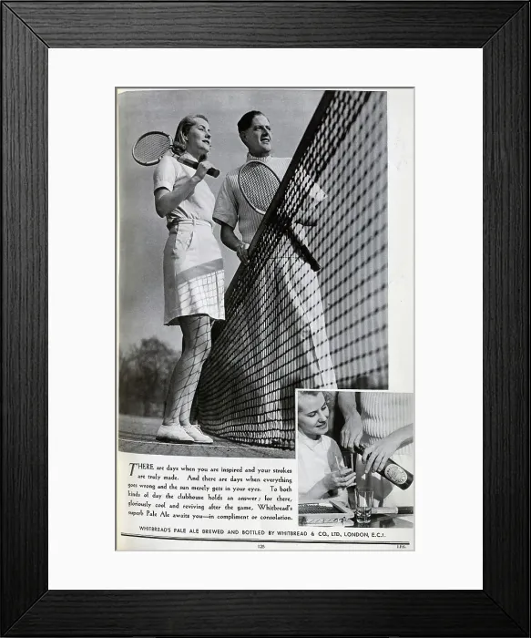 Framed Print : Advert for Whitbread's Pale Ale Framed Print : Advert for Whitbread's Pale Ale