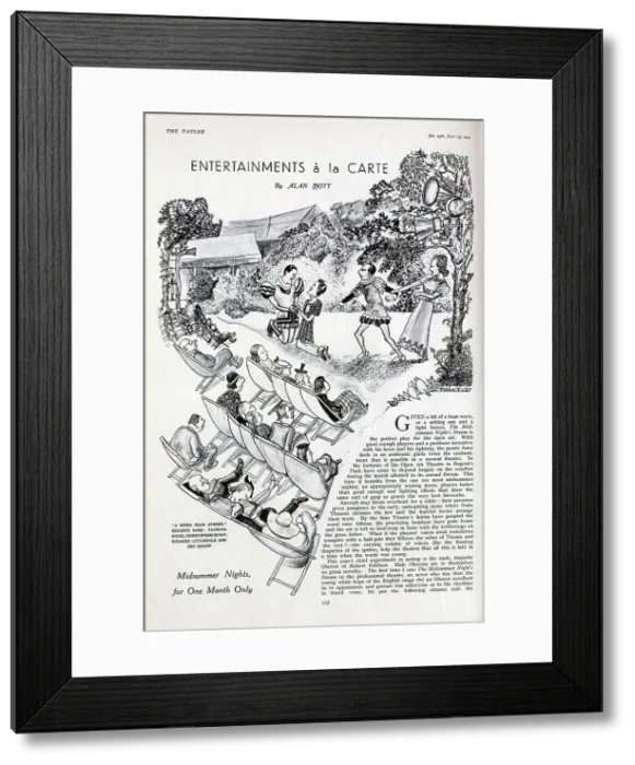 Framed Print : Regent's Park Open Air Theatre Framed Print : Regent's Park Open Air Theatre