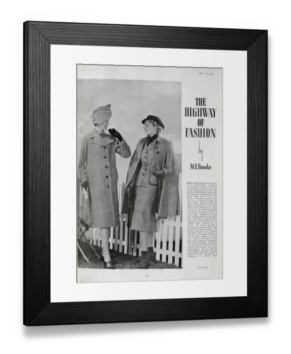 Framed Print : Burberry outfits Framed Print : Burberry outfits