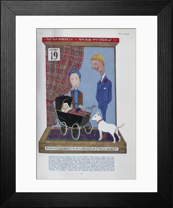 Framed Print : Wysard's Waxworks
