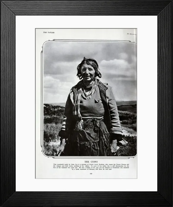Framed Print : Annie Benham, a Romany traveller Framed Print : Annie Benham, a Romany traveller