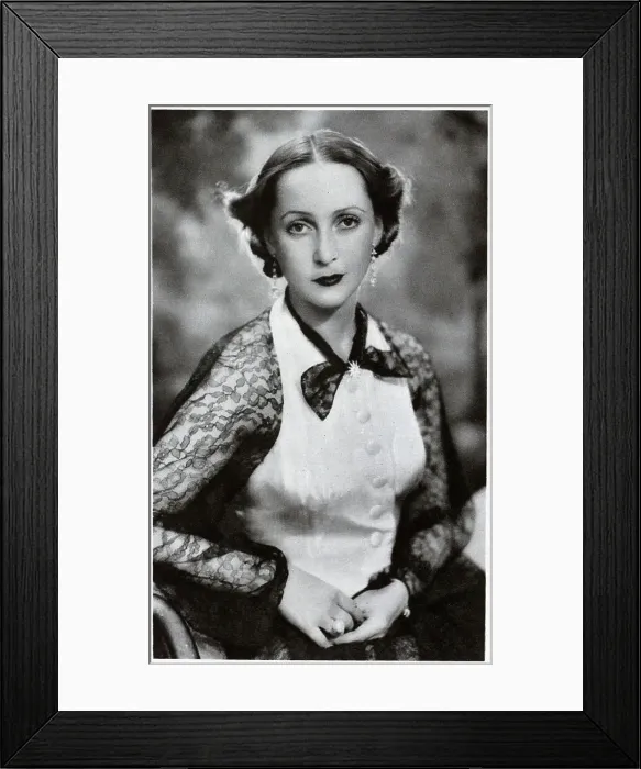 Framed Print : Ulla Poulson Skou, Danish ballerina Framed Print : Ulla Poulson Skou, Danish ballerina