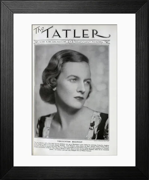 Framed Print : Viscountess Bridport Framed Print : Viscountess Bridport