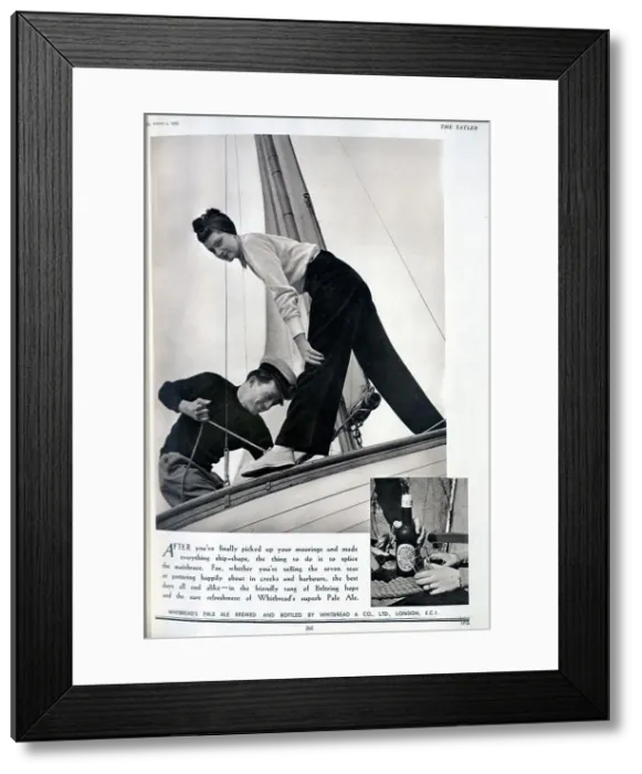 Framed Print : Advert for Whitbread's Pale Ale Framed Print : Advert for Whitbread's Pale Ale