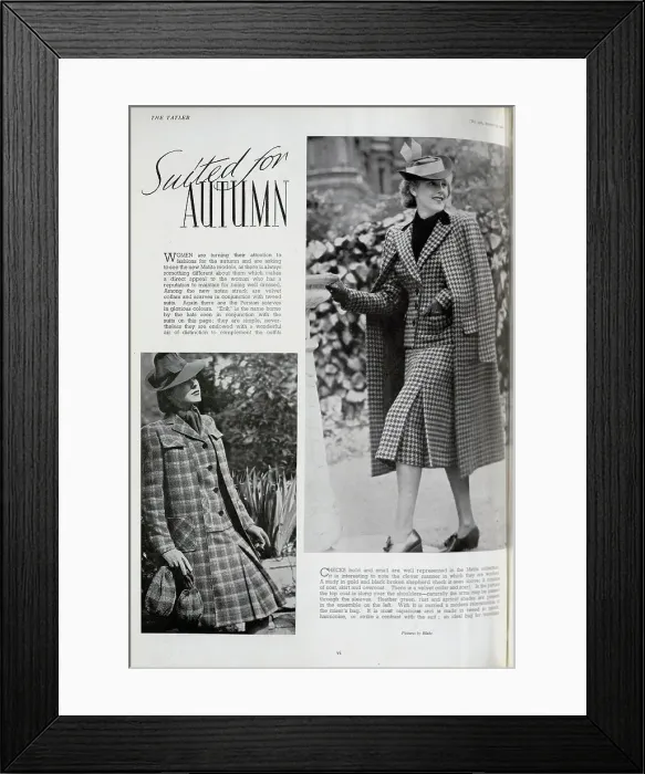 Framed Print : Autumn fashion from Matita Framed Print : Autumn fashion from Matita