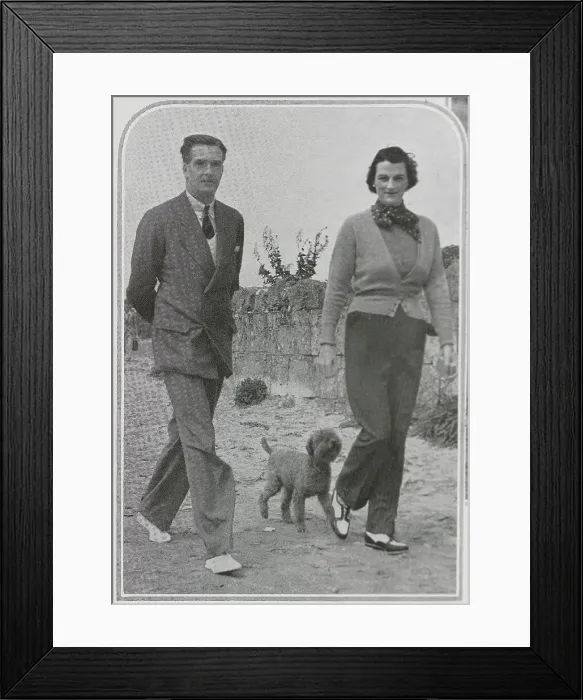 Framed Print : Anthony and Beatrice Eden Framed Print : Anthony and Beatrice Eden