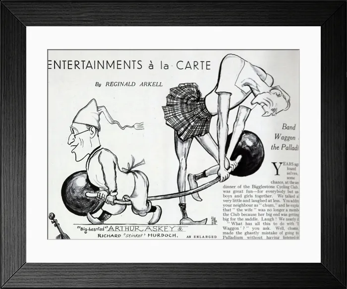 Framed Print : Arthur Askey and Richard Murdoch Framed Print : Arthur Askey and Richard Murdoch