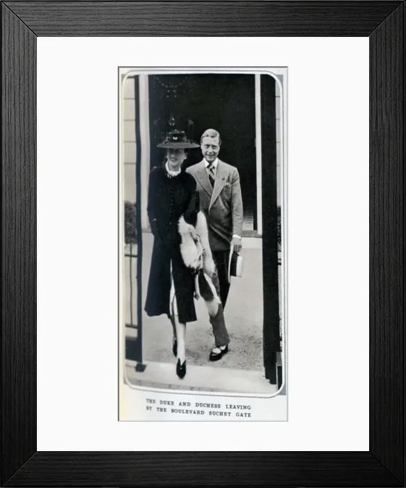 Framed Print : Duke and Duchess of Windsor Framed Print : Duke and Duchess of Windsor