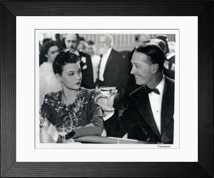 Framed Print : Maurice Chevalier and Marie Dea Framed Print : Maurice Chevalier and Marie Dea