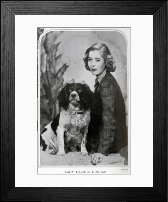Framed Print : Lady Lavinia Dundas Framed Print : Lady Lavinia Dundas