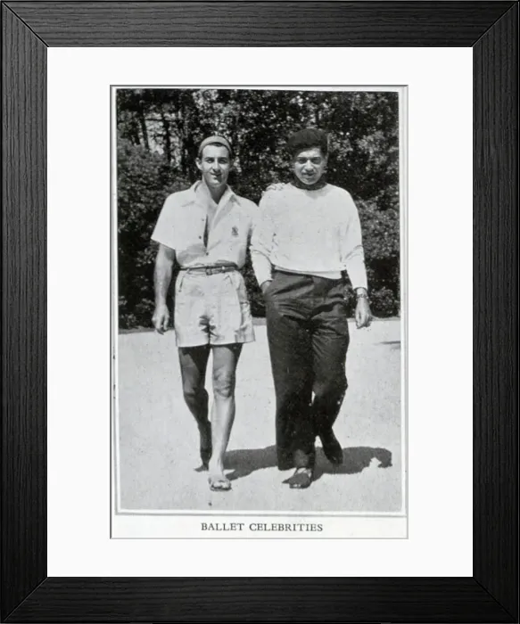 Framed Print : Anton Dolin and Serge Lifar Framed Print : Anton Dolin and Serge Lifar