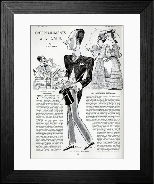 Framed Print : The Importance of Being Earnest Framed Print : The Importance of Being Earnest