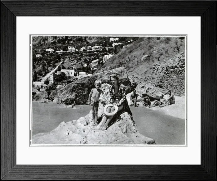 Framed Print : Gracie Fields at Capri Framed Print : Gracie Fields at Capri