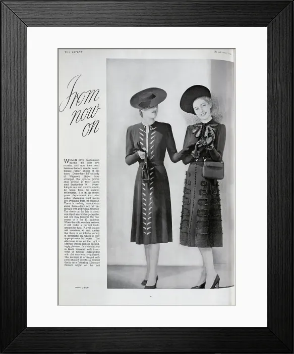 Framed Print : Advert for furs from Debenham and Freebody Framed Print : Advert for furs from Debenham and Freebody