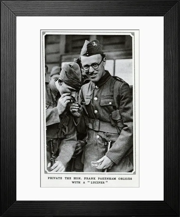 Framed Print : The Hon. Frank Pakenham Framed Print : The Hon. Frank Pakenham