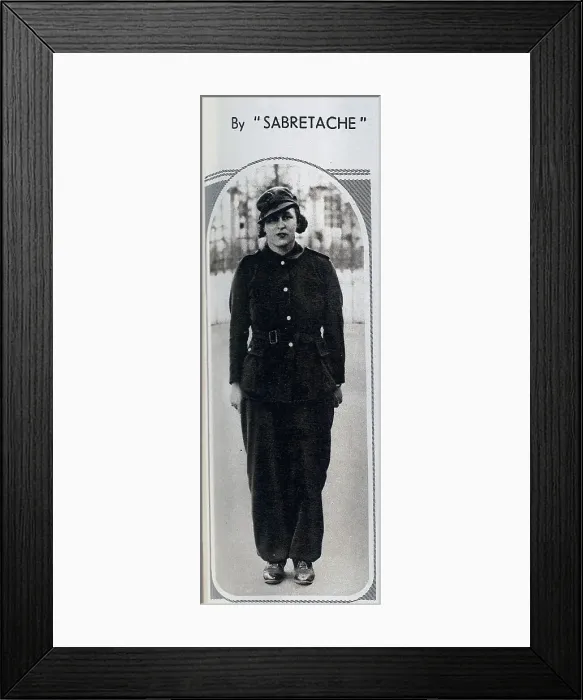 Framed Print : Auxiliary firewoman Framed Print : Auxiliary firewoman