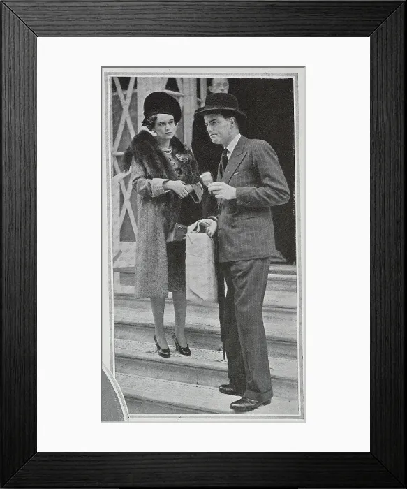 Framed Print : Charles and Margaret Sweeny Framed Print : Charles and Margaret Sweeny