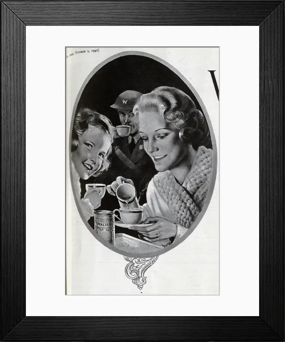 Framed Print : Advert for Ovaltine