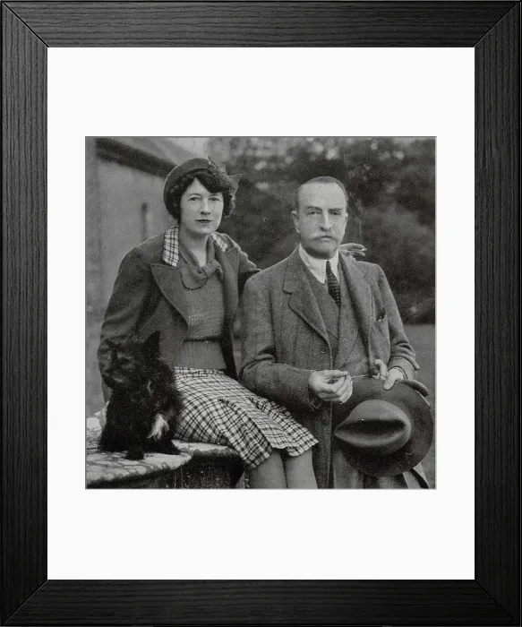 Framed Print : Lord and Lady Headfort Framed Print : Lord and Lady Headfort