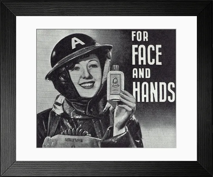 Framed Print : Advert for Larola - For Face and Hands Framed Print : Advert for Larola - For Face and Hands