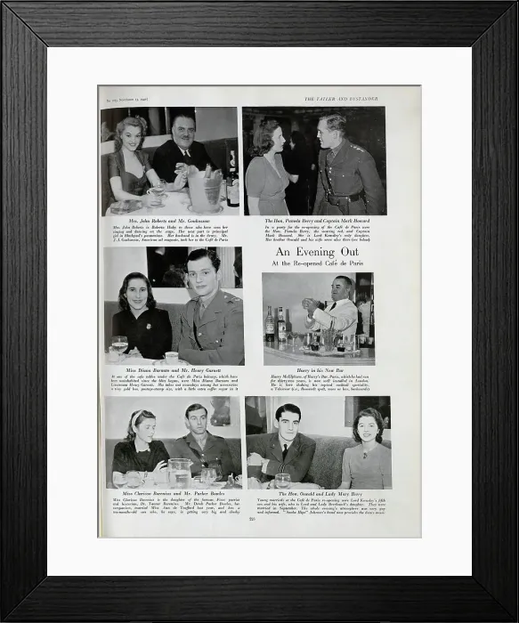 Framed Print : Re-opened Cafe de Paris Framed Print : Re-opened Cafe de Paris
