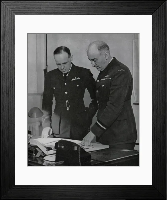 Framed Print : Canada's Air Chief in Britain Framed Print : Canada's Air Chief in Britain