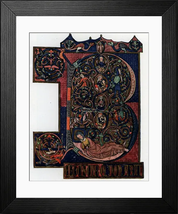Framed Print : The Tree of Jesse Framed Print : The Tree of Jesse