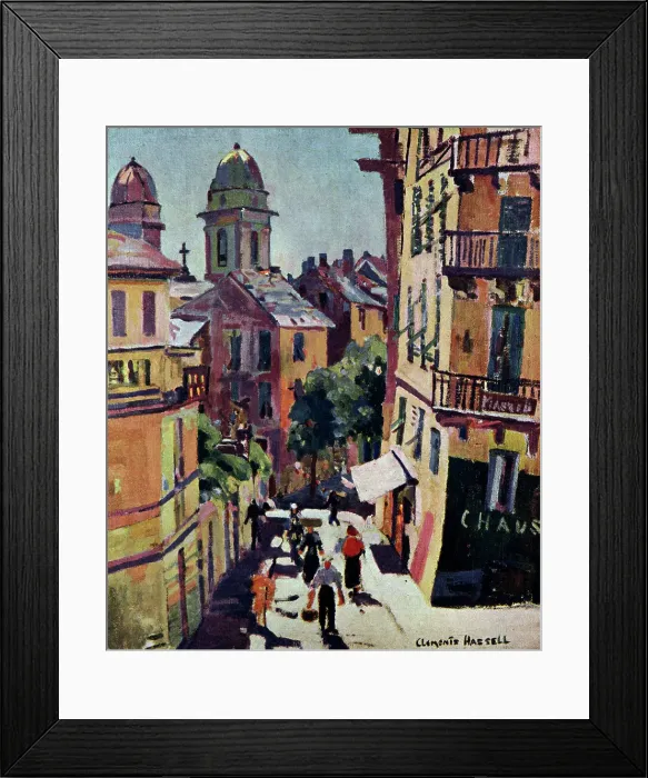 Framed Print : Street in Bastia Framed Print : Street in Bastia