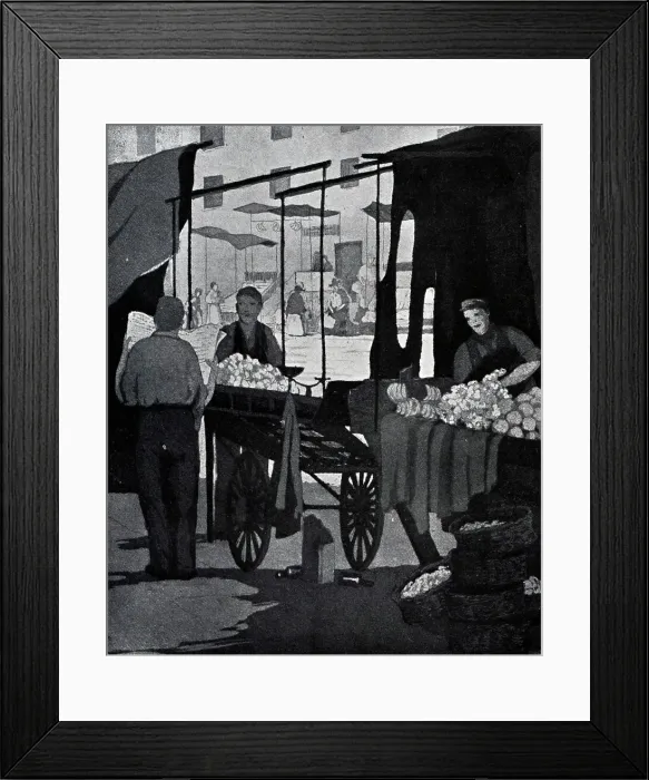 Framed Print : Fruit Stall Traders Framed Print : Fruit Stall Traders
