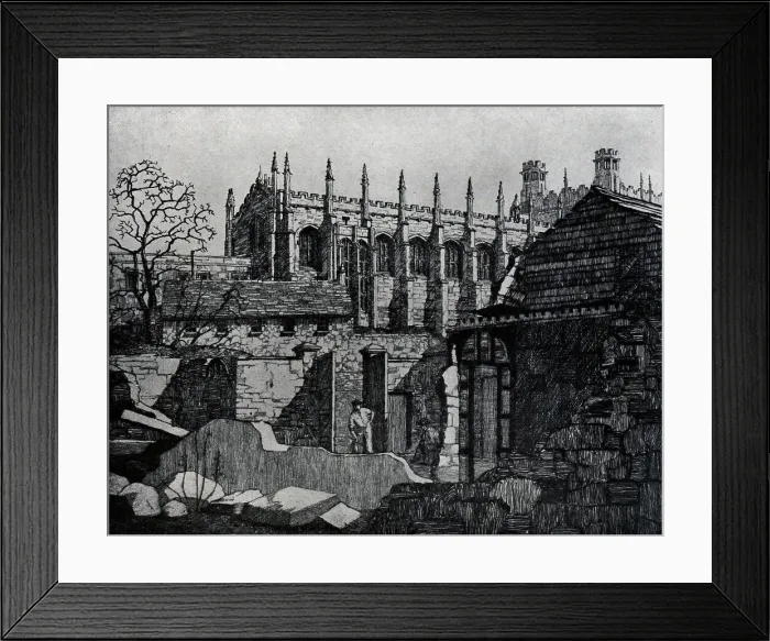 Framed Print : Christchurch Hall, Oxford Framed Print : Christchurch Hall, Oxford