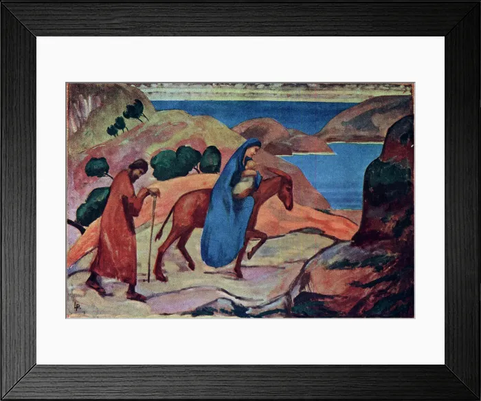 Framed Print : Mary and Joseph Travelling Framed Print : Mary and Joseph Travelling