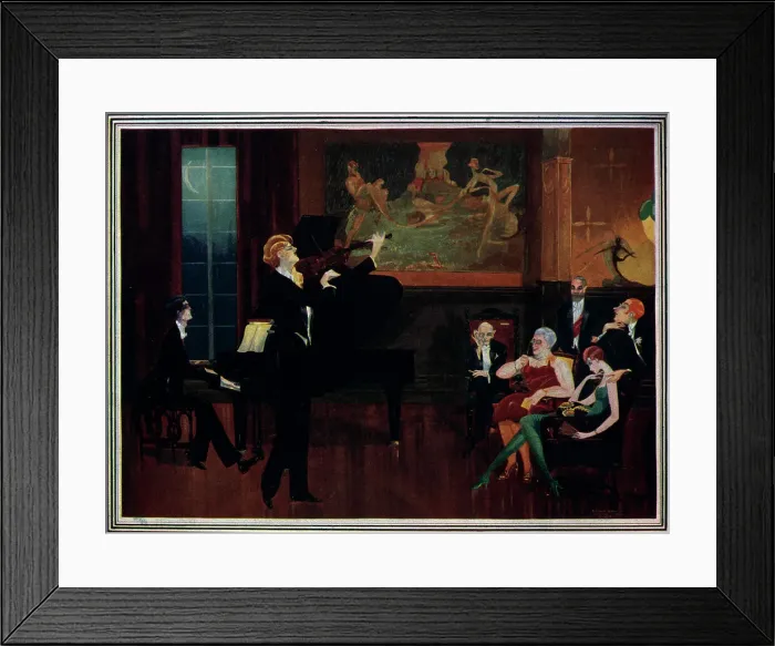 Framed Print : Musical performance in Ekhagen, Stockholm Framed Print : Musical performance in Ekhagen, Stockholm